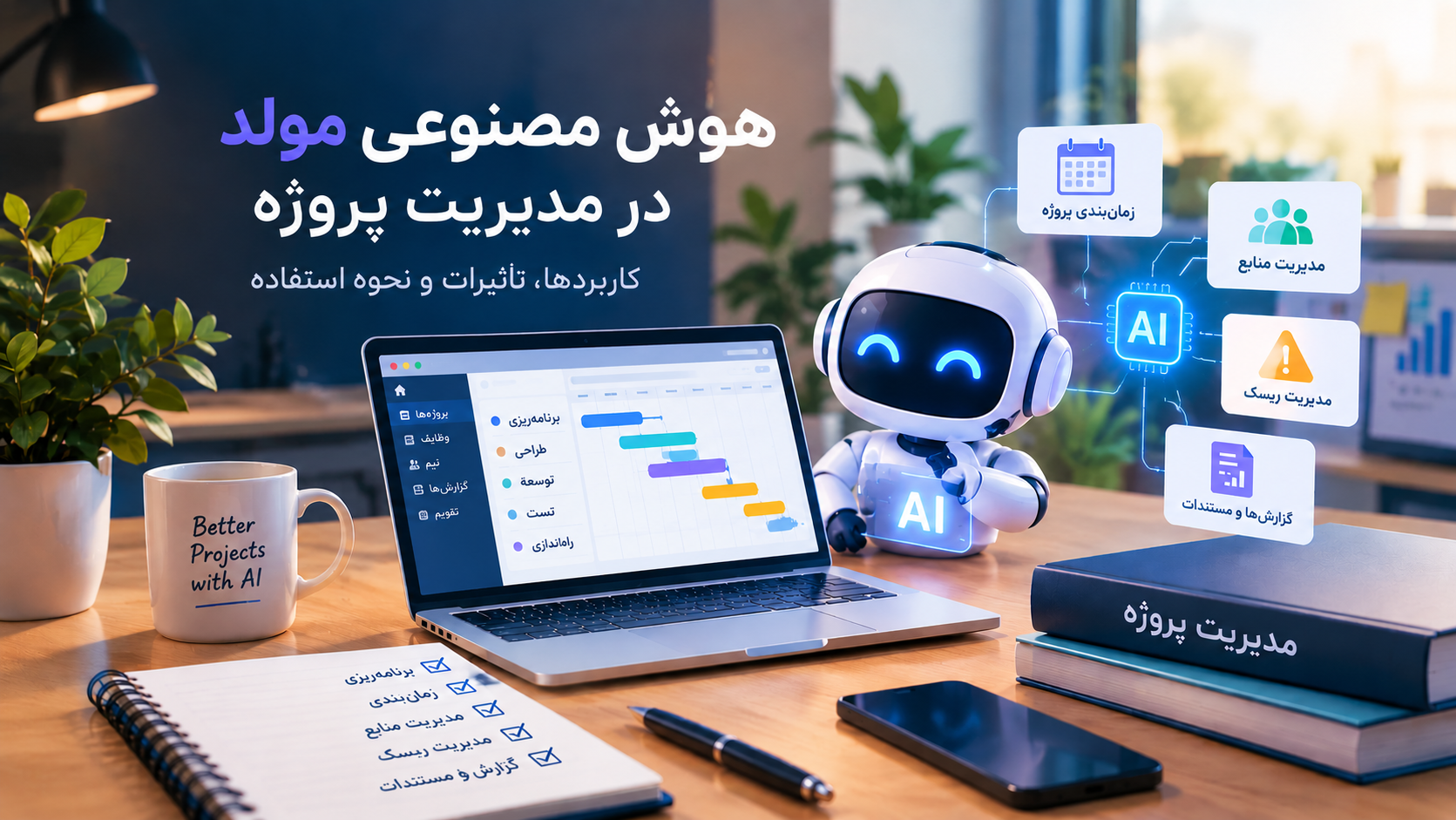 هوش مصنوعی مولد در مدیریت پروژه؛ کاربردها و تاثیرات